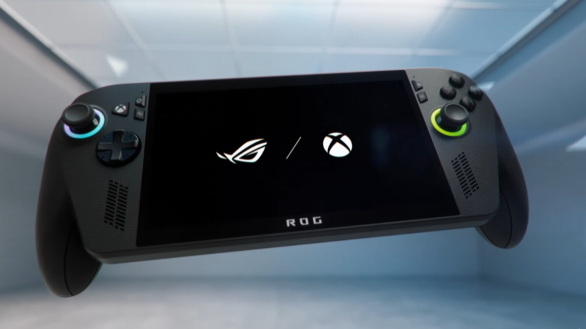 The Xbox ROG Ally PC Handheld Looks Like A Beefy Switch 2