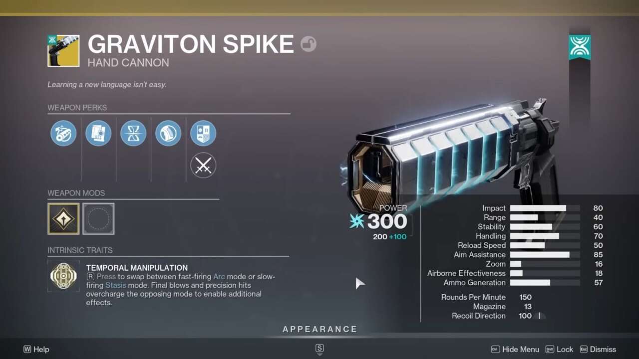 How To Get The Destiny 2 Graviton Spike Exotic Hand Cannon