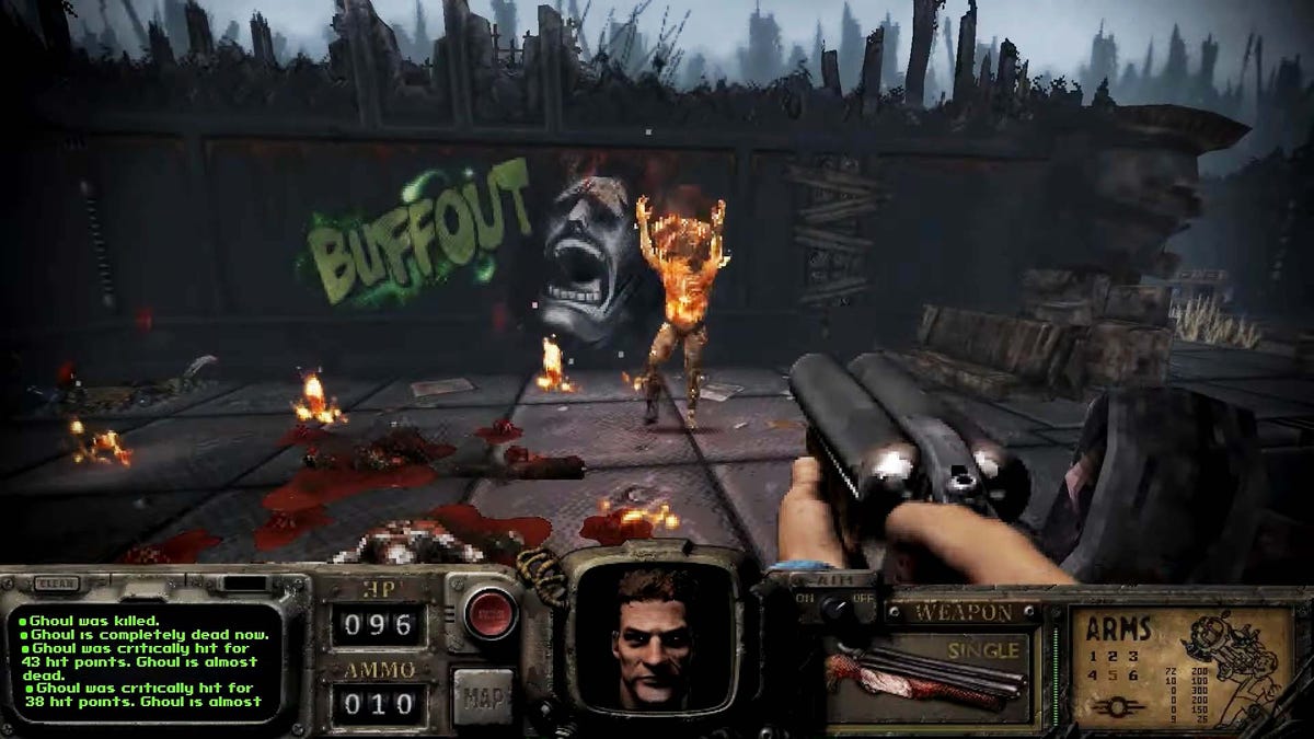 New Cool Looking Fallout FPS Is Actually A Fan-Made Doom Mod