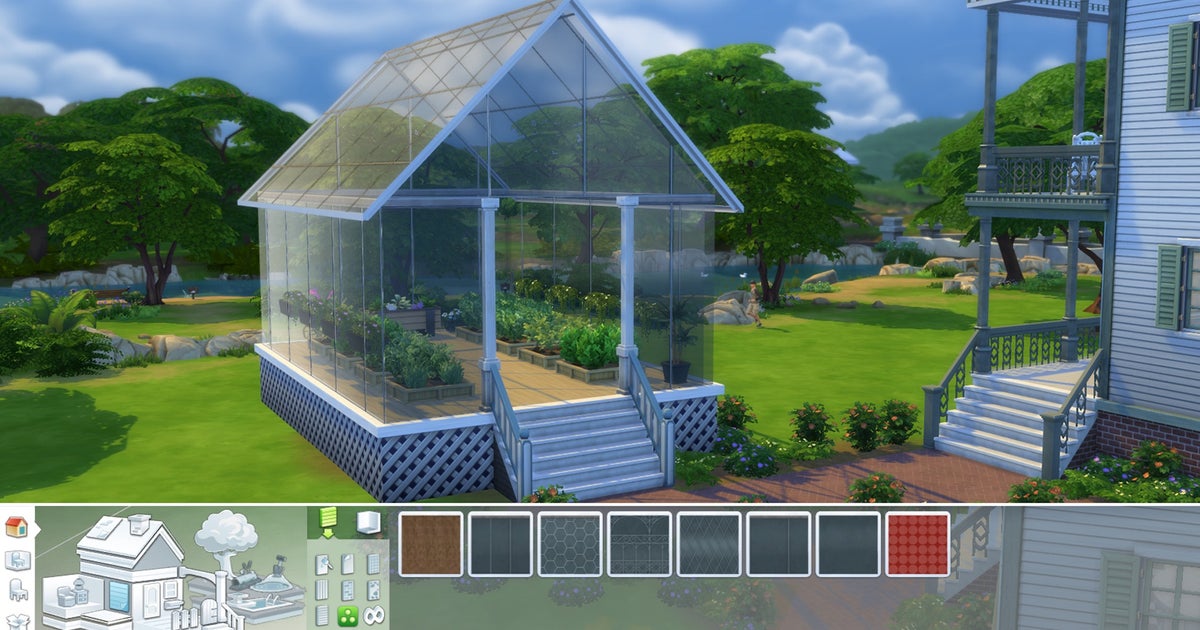 Glass walls, roof plants, collections menu refreshes, inventory QOL tweaks, and more arrive in The Sims 4 with the latest patch
