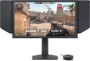 BenQ Zowie XL2586X | 24.1 | Fast TN 540Hz Gaming Monitor for Esports | Motion Clarity DyAc2 | 1080p | XL Setting to Share | Shielding Hood | New Industrial Grade Ball Bearing Height Adjustment : Buy Online at Best Price in KSA – Souq is now Amazon.sa: Electronics