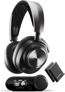 SteelSeries Arctis Nova Pro Wireless Multi-System Gaming Headset – Neodymium Magnetic Drivers – Active Noise Cancellation – Infinity Power System – ClearCast Gen 2 Mic – PC, PS5, PS4, Switch, Mobile : Buy Online at Best Price in KSA – Souq is now Amazon.sa: Electronics